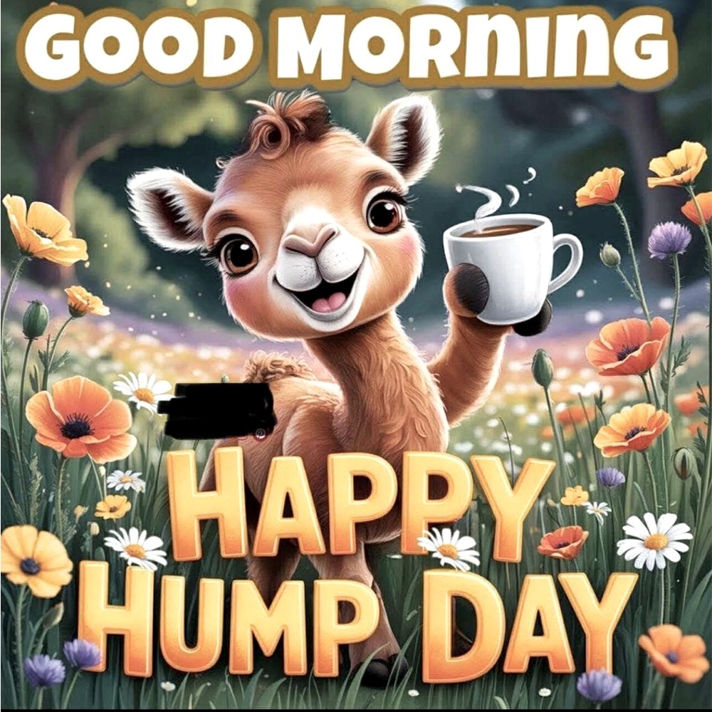 Cute Llama Hump Day Graphic Tee